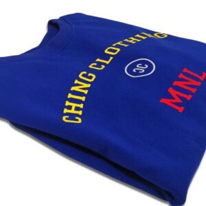 Folded view of the CC Sweat MNL Royal