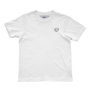 Front view of the Icon Shirt from CC in white color.